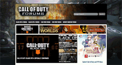 Desktop Screenshot of callofduty-forums.com