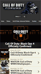 Mobile Screenshot of callofduty-forums.com
